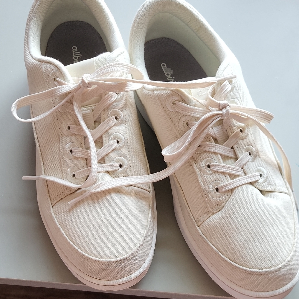 Allbirds Women's White Canvas Sneakers